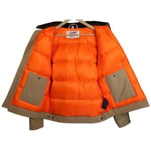 NEW SCHOTT N.Y.C. men union canvas down filled jacket in khaki